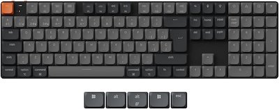 Keychron K5 QMK teclado mecánico ultradelgado para Mac y PC